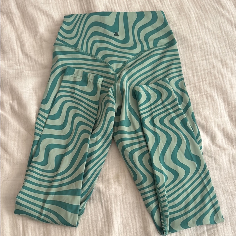 Balance athletica Teal and Mint Patterned Leggings